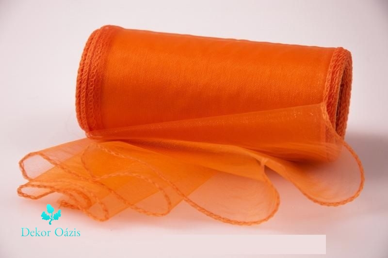 Organza tekercs szegett 20 cm x 8,2 m- Több színben 