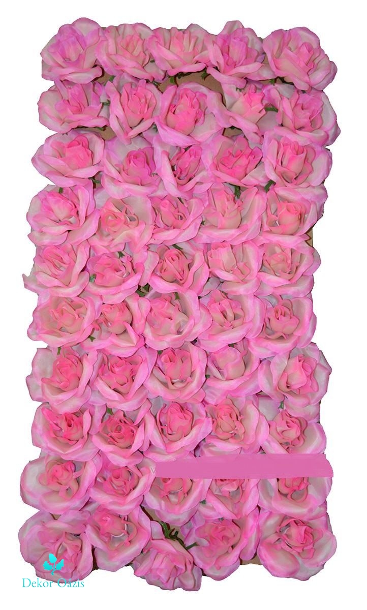 Nyílt rózsa fejvirág 12cm - 50db/tálca - Több színben