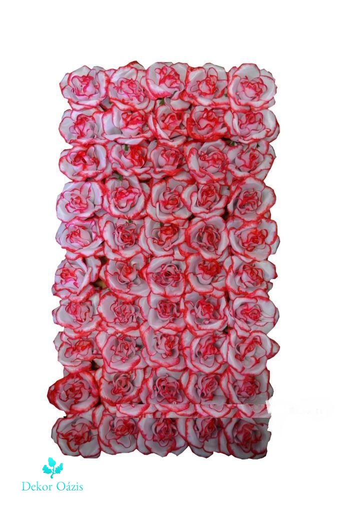 Nyílt rózsa fejvirág 12cm - 50db/tálca - Több színben