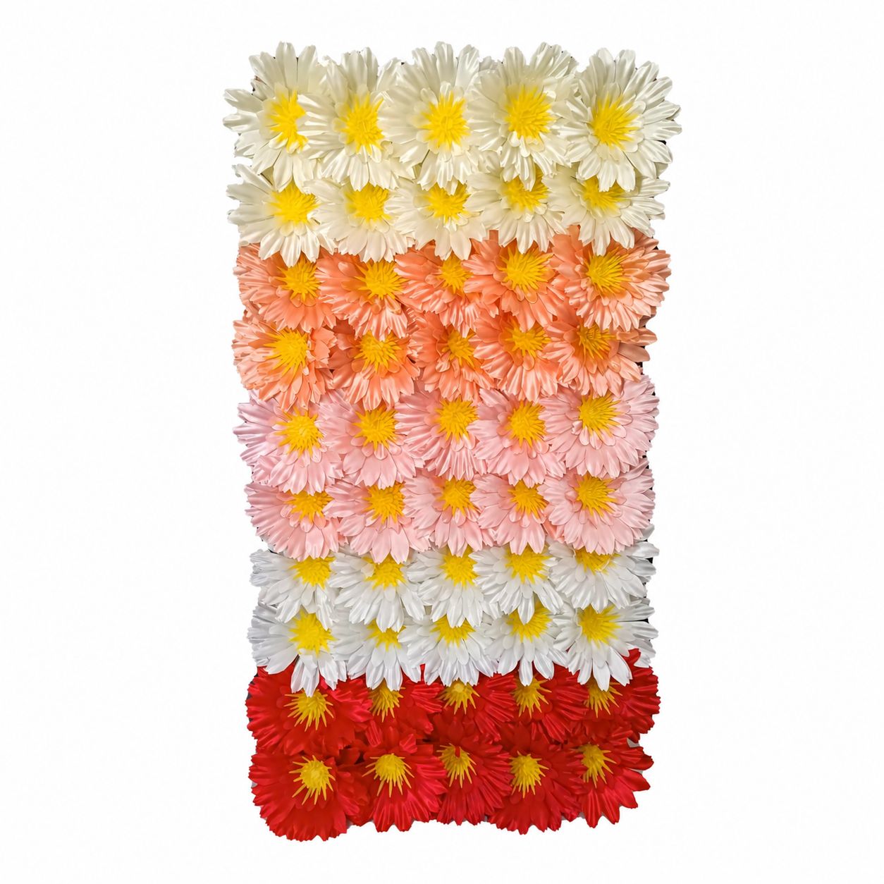 Szatén gerbera virágfej 7 cm – 50 db/csomag – több színben Szatén gerbera virágfej 7 cm – 50 db/csomag – több színben