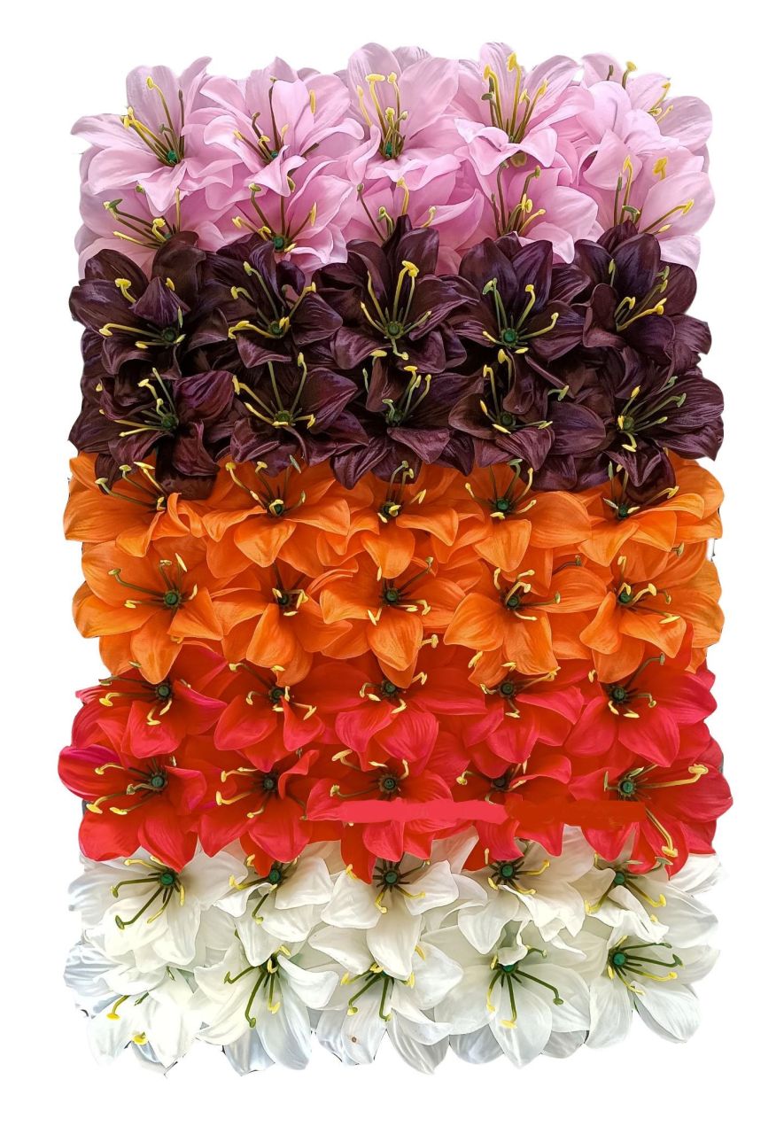 Liliom fej dupla szírmú 50 db - 4 színben Liliom fej dupla szírmú 50 db - 4 színben