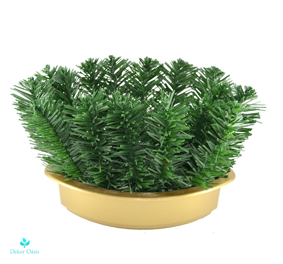 Csónak tál műfenyővel 25 cm Csónak tál műfenyővel 25 cm