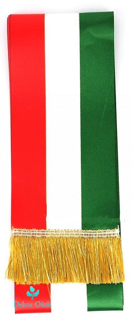 Nemzeti színű koszorúszalag 2 db / csomag - 4 méretben