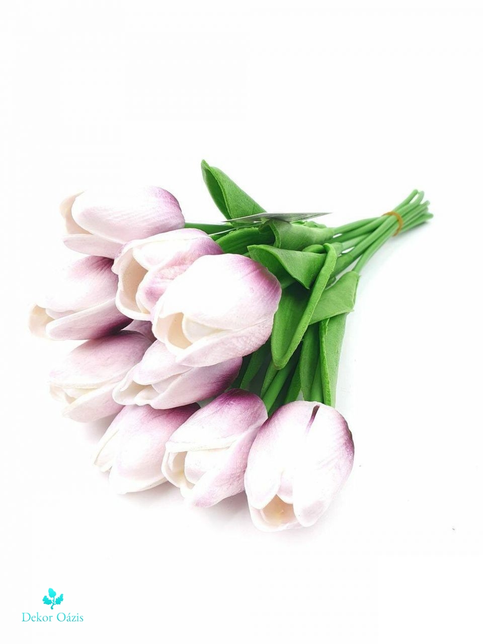 Real touch tulipán csokor - 9 színben