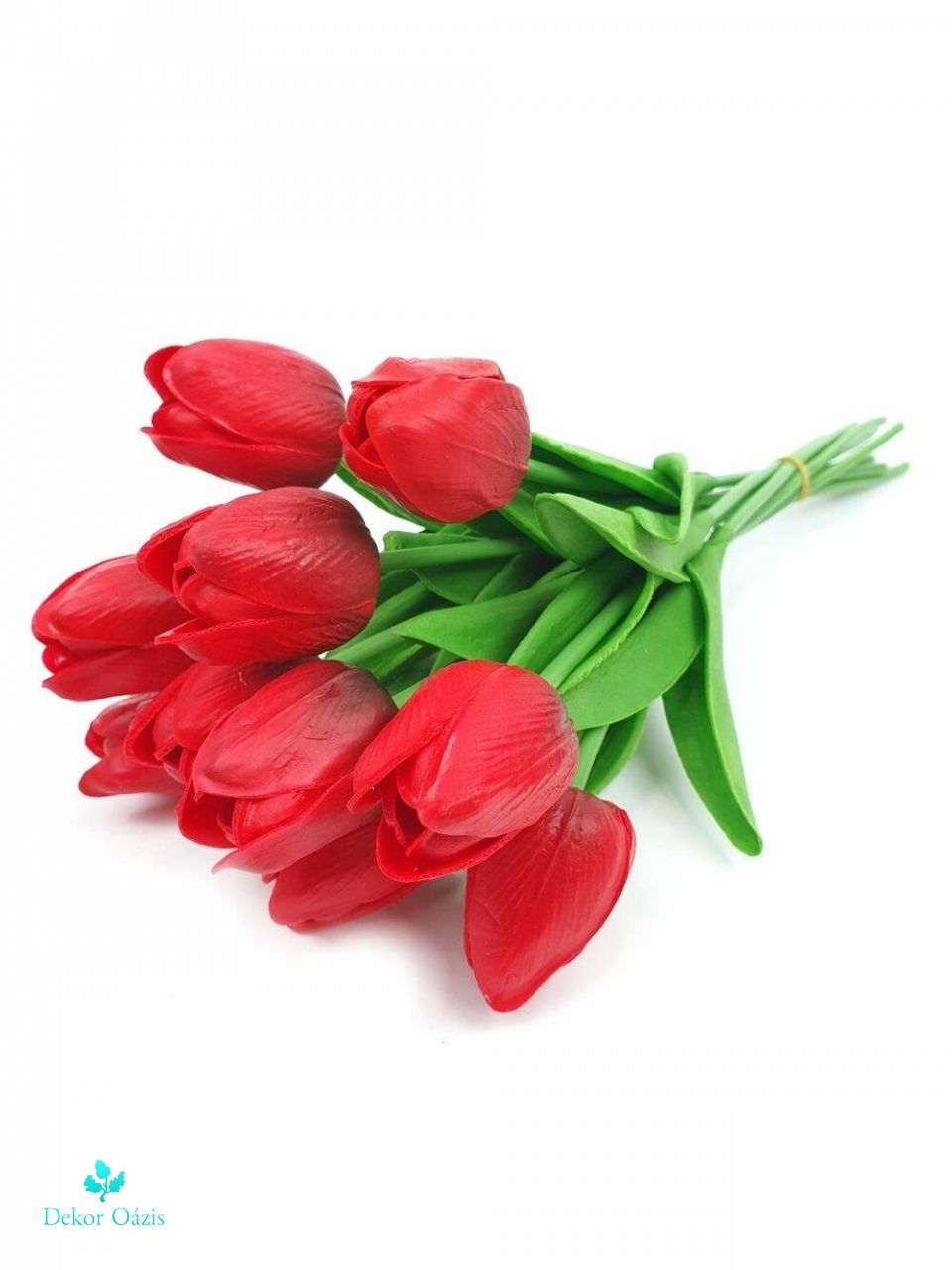 Real touch tulipán csokor - 9 színben