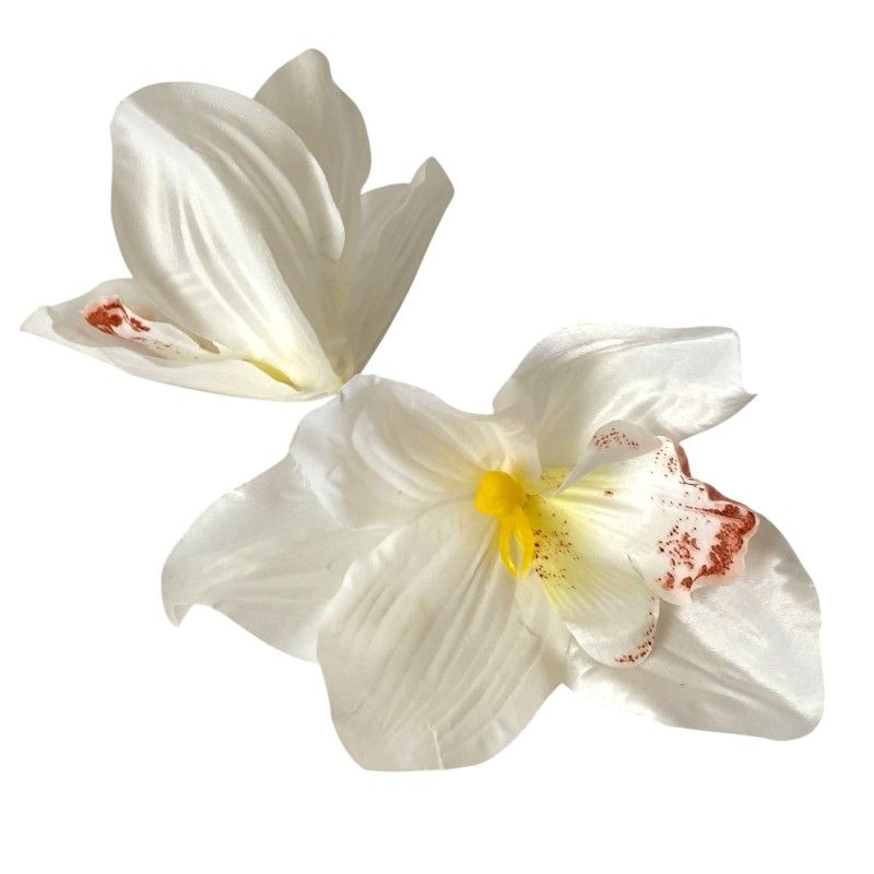 Orchidea fej 14-15 cm 24 db/csomag - Több színben Orchidea fej 14-15 cm 24 db/csomag - Több színben