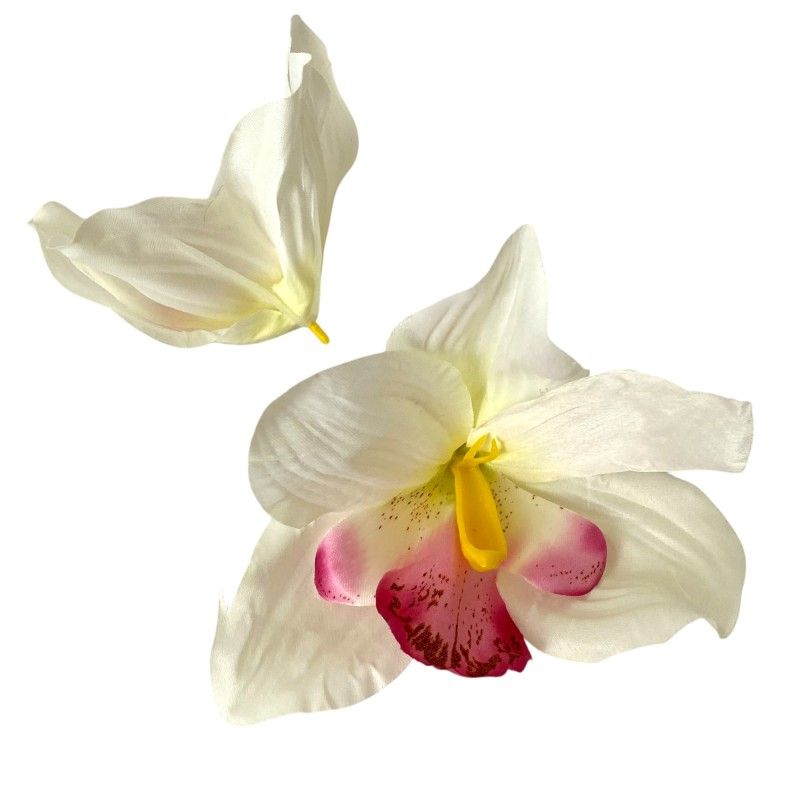 Orchidea fej 14-15 cm 24 db/csomag - Több színben Orchidea fej 14-15 cm 24 db/csomag - Több színben
