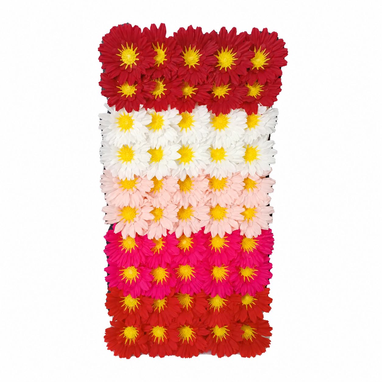 Gerbera virágfej 7 cm – 50 db/tálca, 4 színben