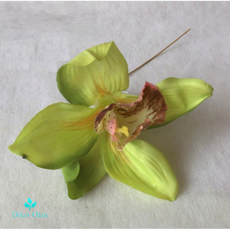 Gumi orchidea fej - 12 db/ csomag - Több színben