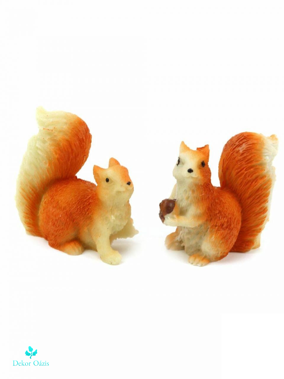 Kicsi vörös mókus figura - 2 féle