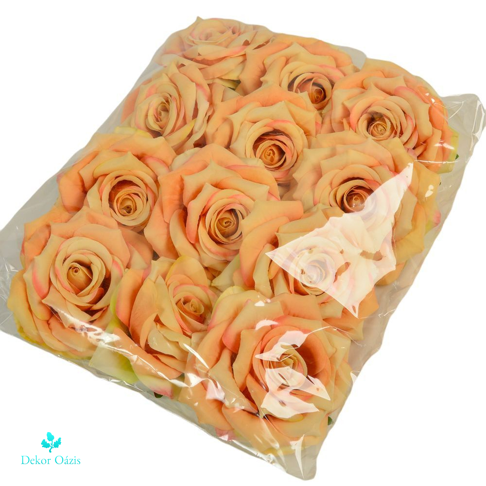 Gyémánt rózsa virágfej- 12 db / csomag - 5 színben