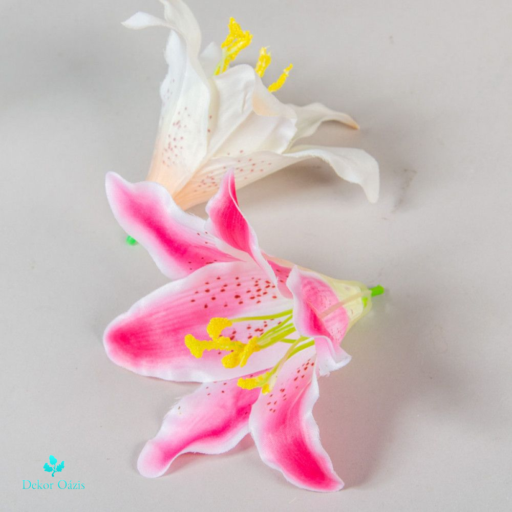 Liliom virágfej 14cm 12 db / csomag - Több színben