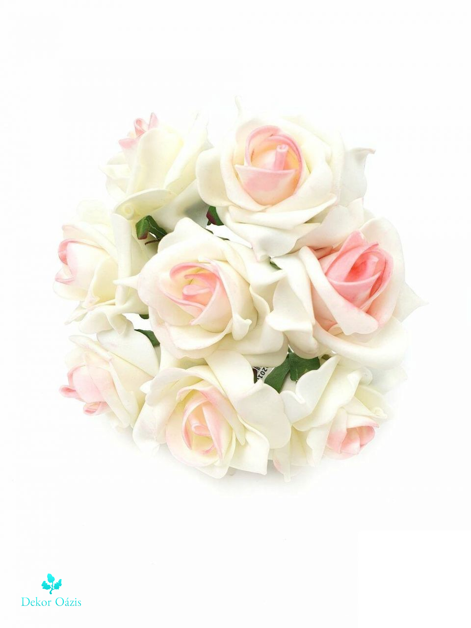 Drótos polyfoam rózsa - Több színben
