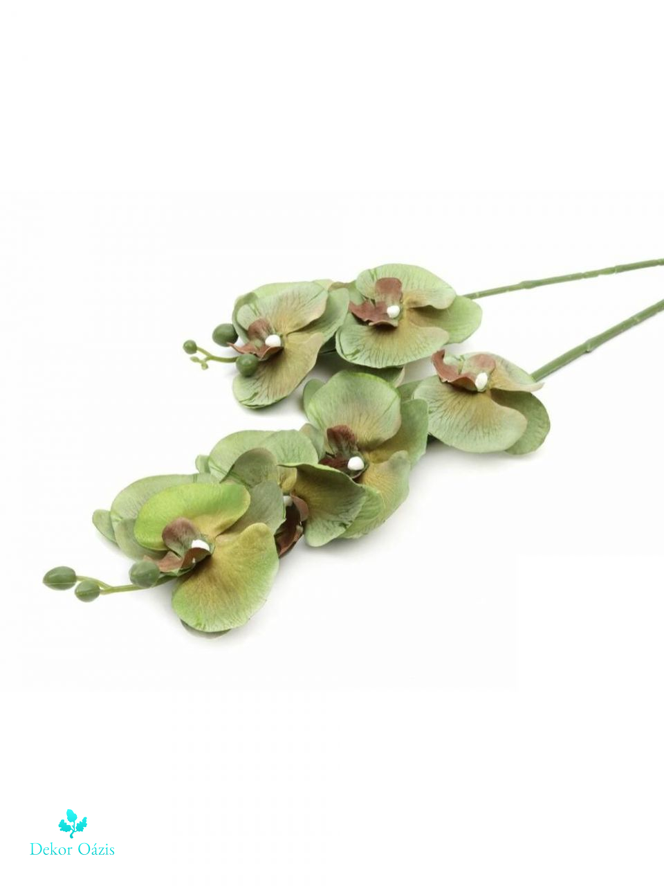 2 ágas selyem orchidea ág - Több színben