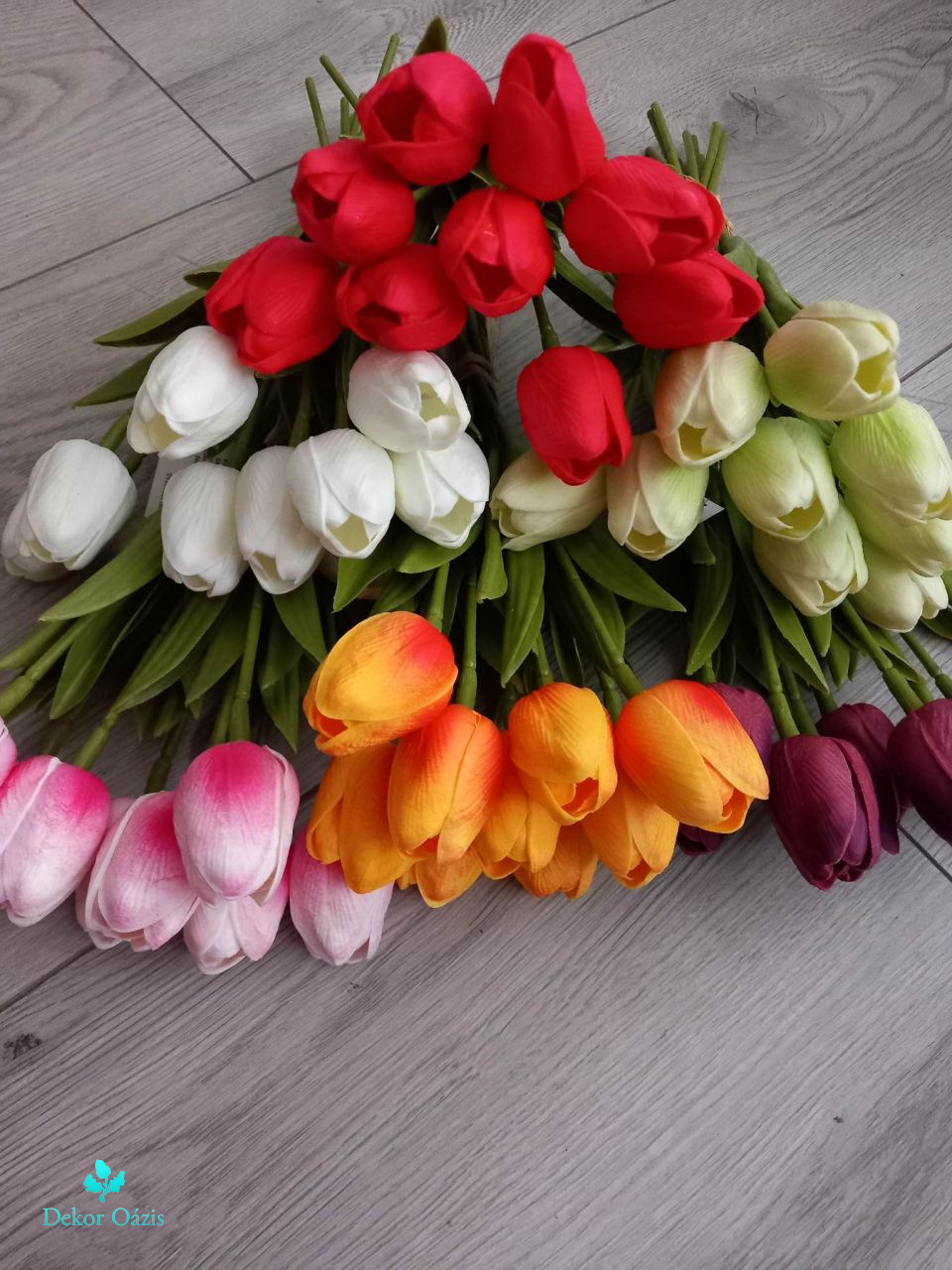 Tulipán köteg gumi - Több színben