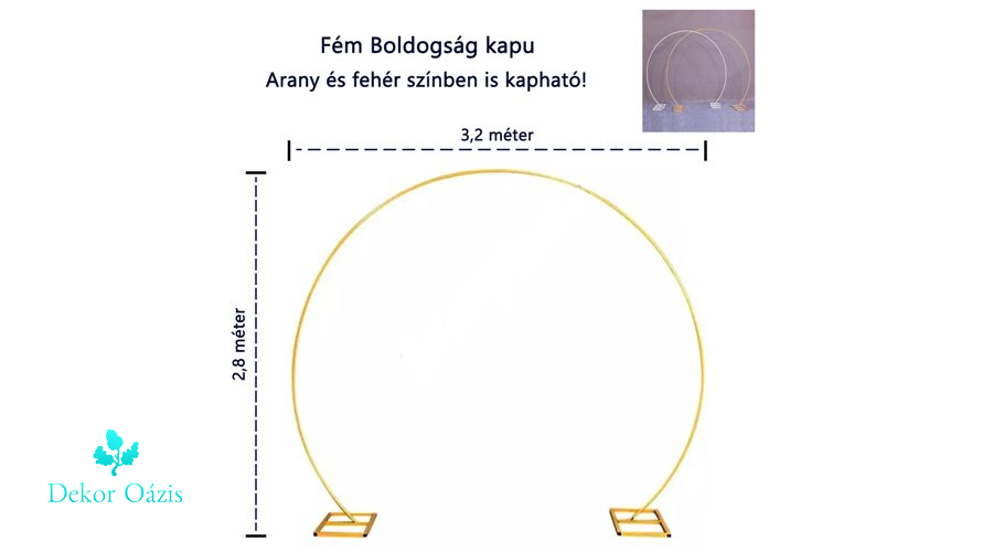 Boldogságkapu - 2 méretben 2 színben