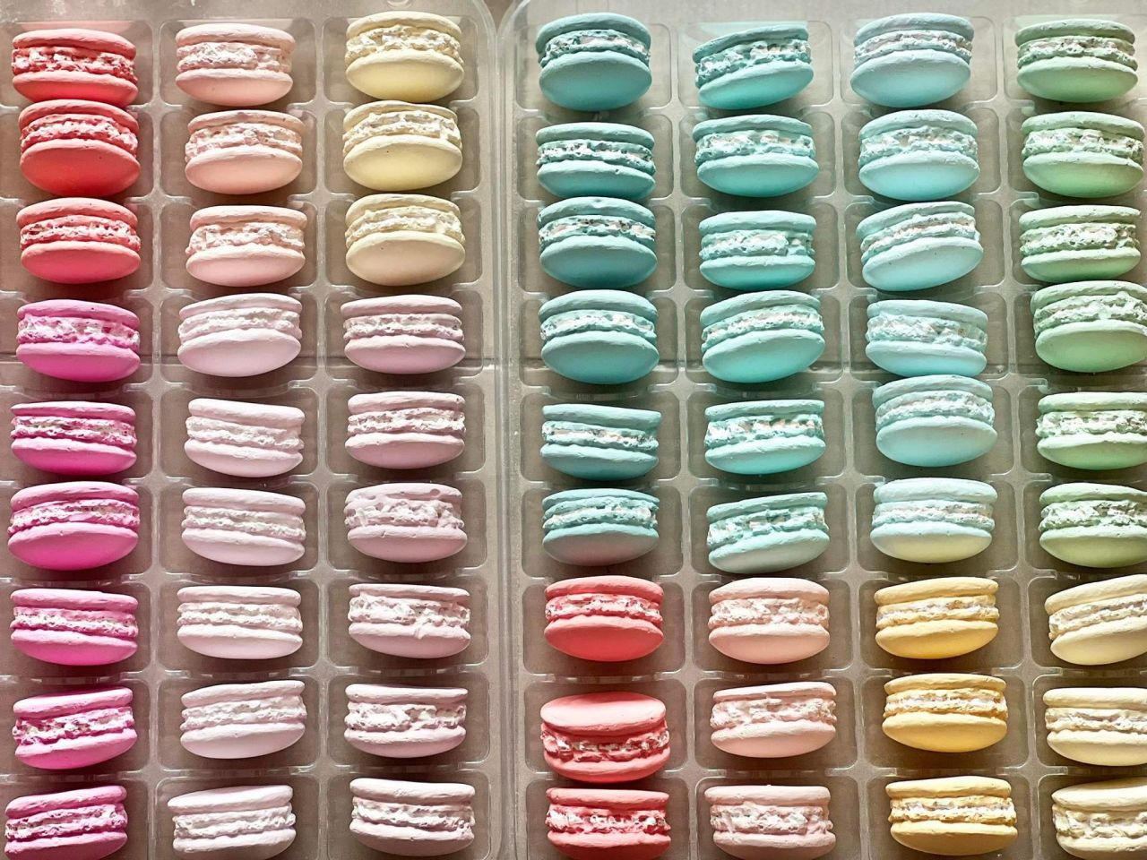 3D-s gipsz macaron szettek - Több féle