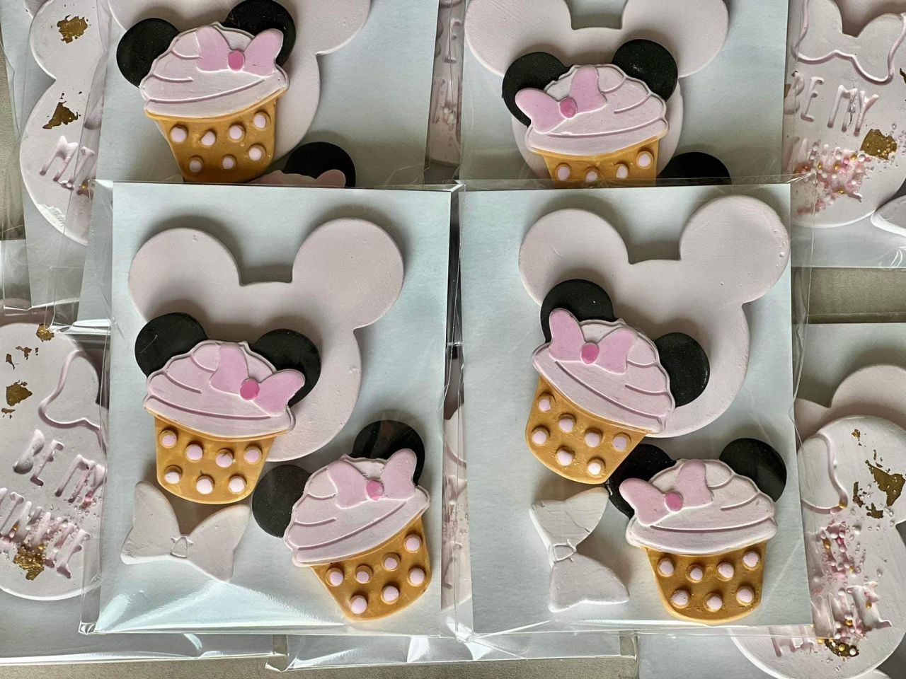 3D-s gipsz Mickey egér muffin szett