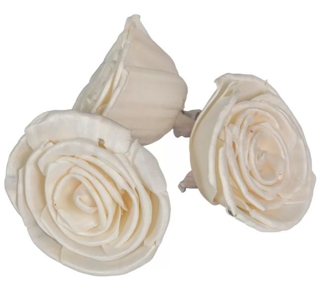 Ming rózsa fej -3 méret 3 kiszerelés