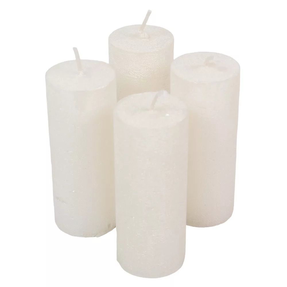 Rusztikus metál henger 40x100 mm 4 db/csomag- Több színben