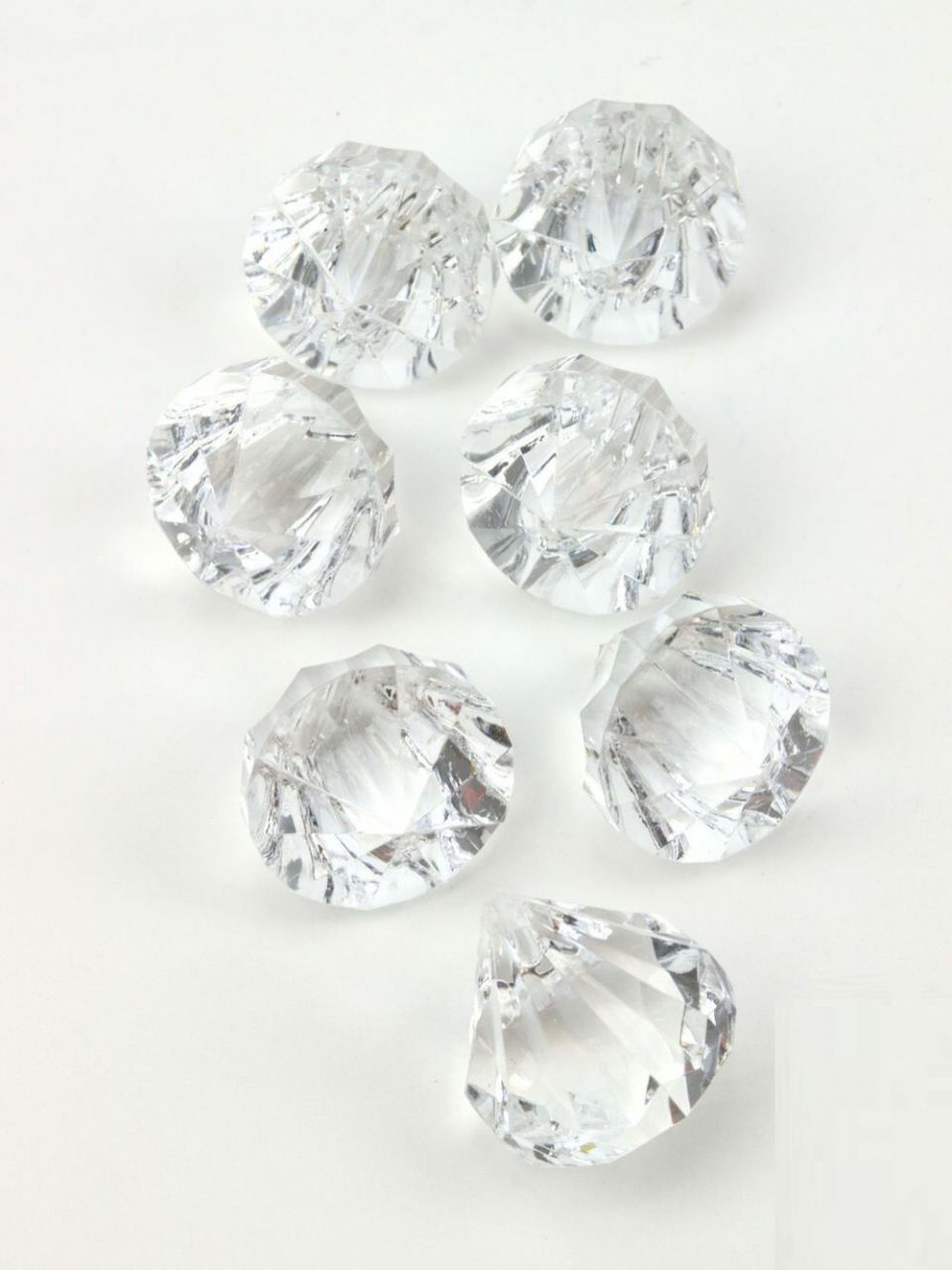 Fűzhetős kristály 12 3,7 cm- 7 db/csomag