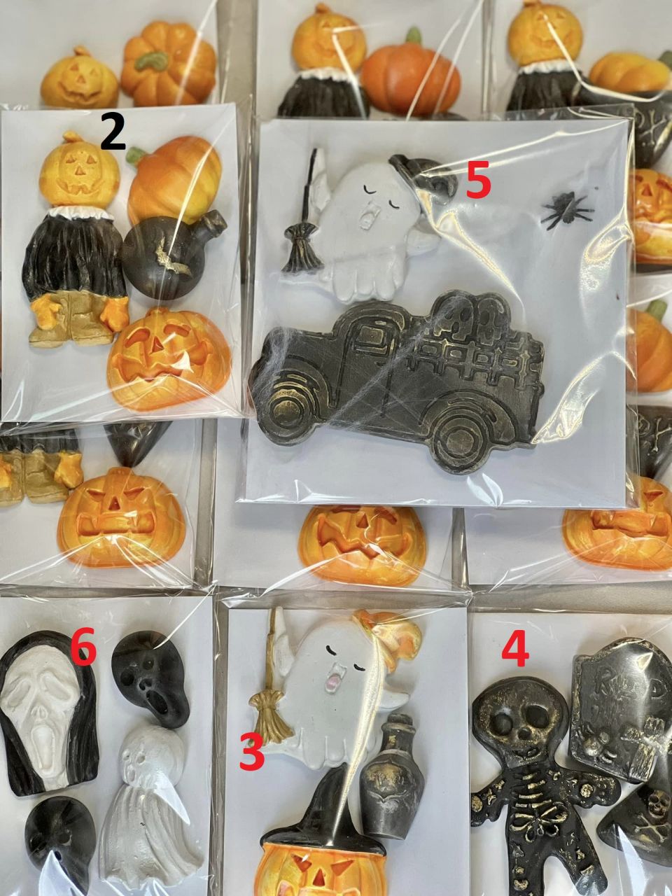 Halloween Dekor csomag 3D-s gipsz dísz - Több féle