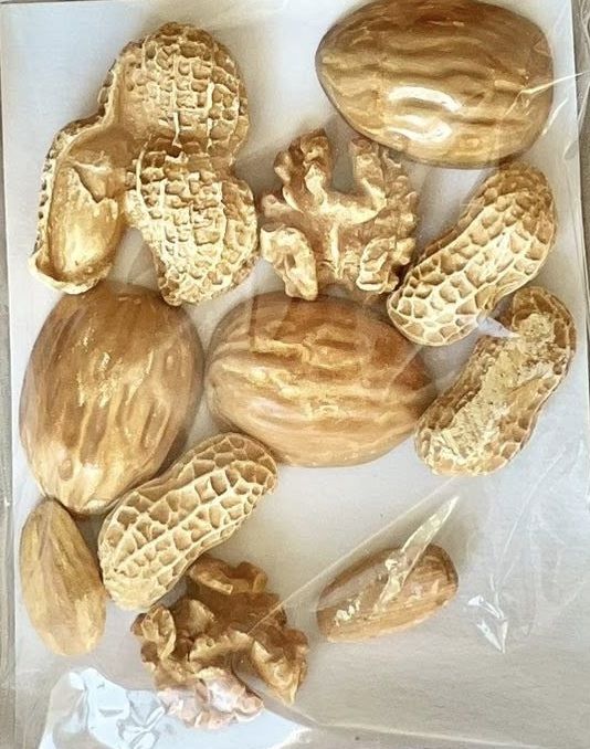 Őszi termés 3D-s gipsz dísz - 2 féle Őszi termés 3D-s gipsz dísz - 2 féle