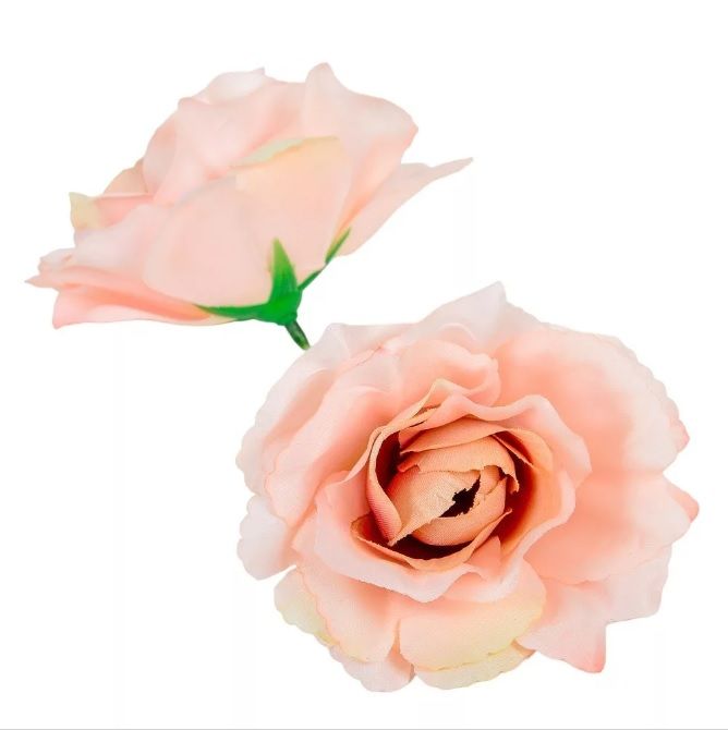 Nyílt rózsa virágfej D10cm 12db/csomag - Több színben