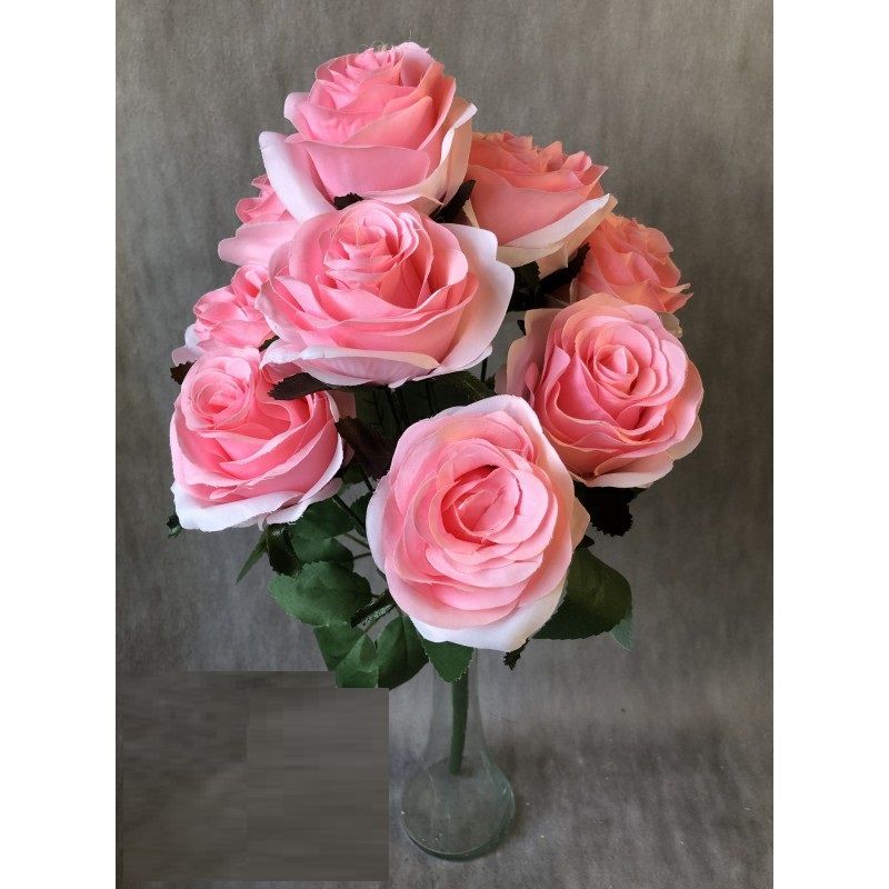 Rózsa csokor x10 44cm - Több színben