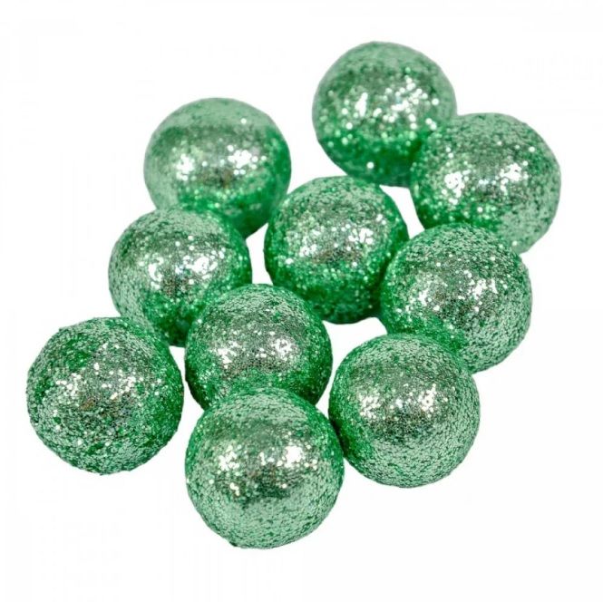 Glitteres hungarocell golyó 1,5cm 30g - 5 színben