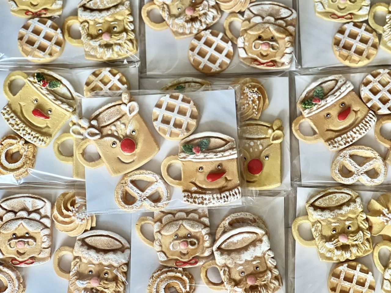 Mézeskalácsos 3D gipsz figura szett - Több féle Mézeskalácsos 3D gipsz figura szett - Több féle