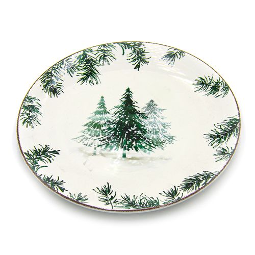 Karácsonyi tányér fenyős 27,5 cm