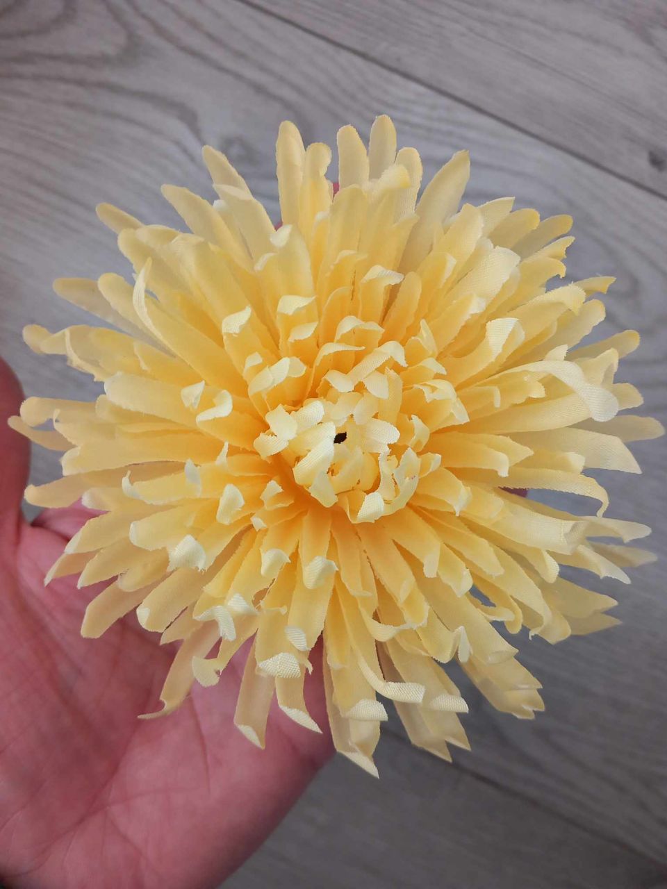 Krizantém virágfej 10 cm 12 db / csomag - Narancs