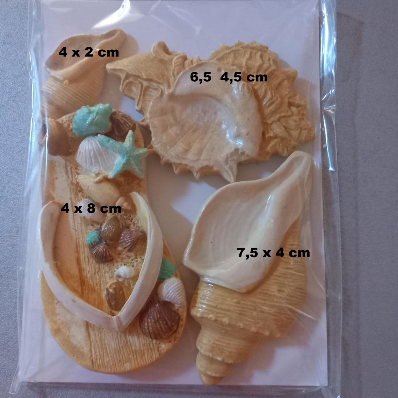 3D-s gipsz kagyló szettek - Több féle 3D-s gipsz kagyló szettek - Több féle