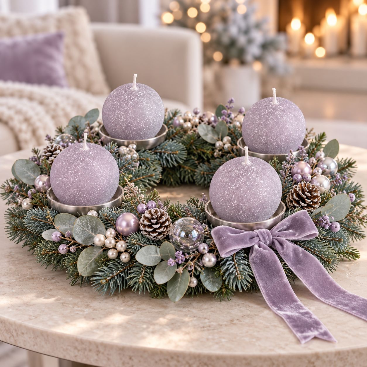 Bársonyhatású glitteres gömbgyertya Ø 6 cm – 7 színben Bársonyhatású glitteres gömbgyertya Ø 6 cm – 7 színben