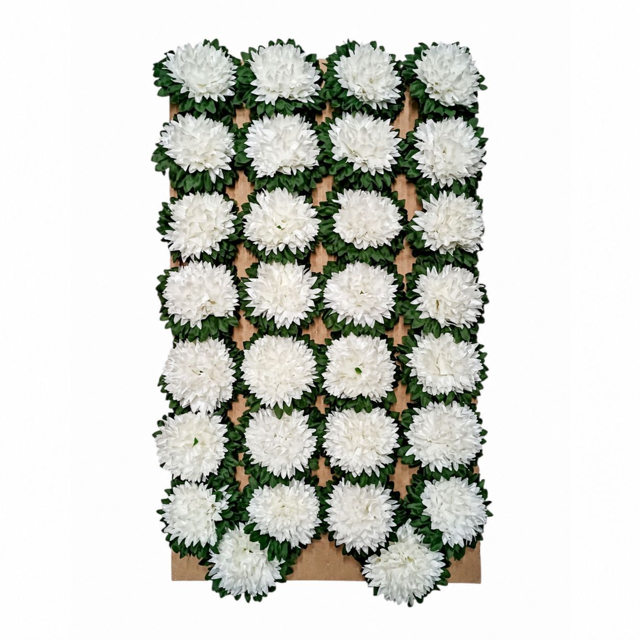 Leveles krizantém virágfej 15 cm – 30 db/tálca – 3 színben Leveles krizantém virágfej 15 cm – 30 db/tálca – 3 színben