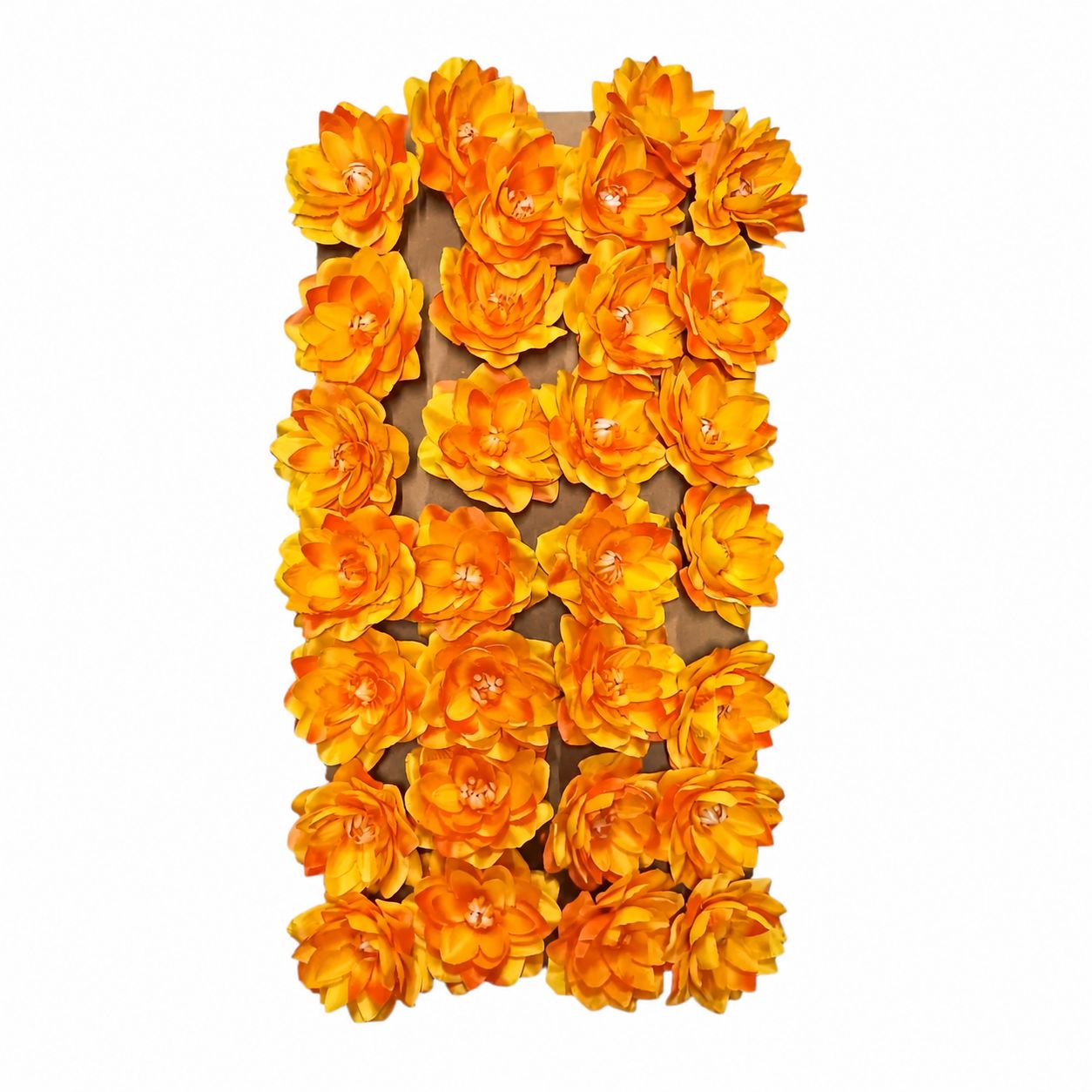 Tavirózsa virágfej rövid szárral, 12 cm – 30 db/tálca, 6 színben Tavirózsa virágfej rövid szárral, 12 cm – 30 db/tálca, 6 színben