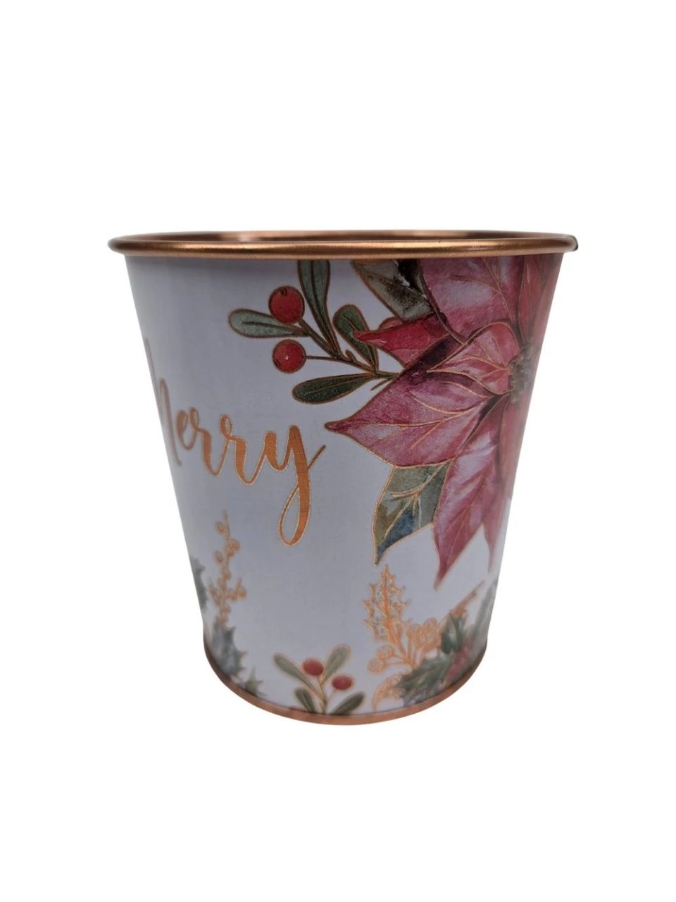 Karácsonyi mintás bádog kaspó 10 cm- Több féle Karácsonyi mintás bádog kaspó 10 cm- Több féle