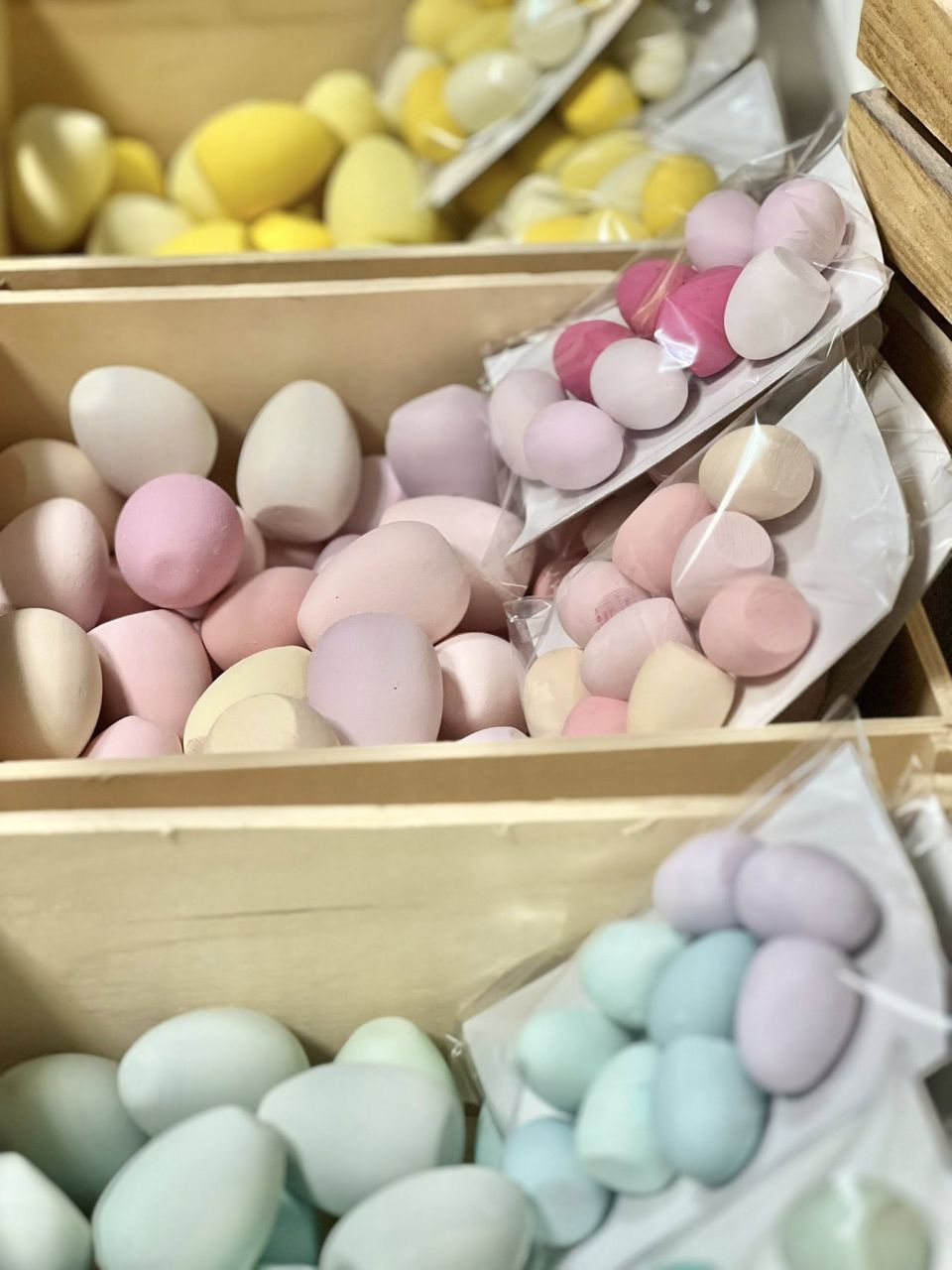 Gipsz tojás pasztel - Több színben