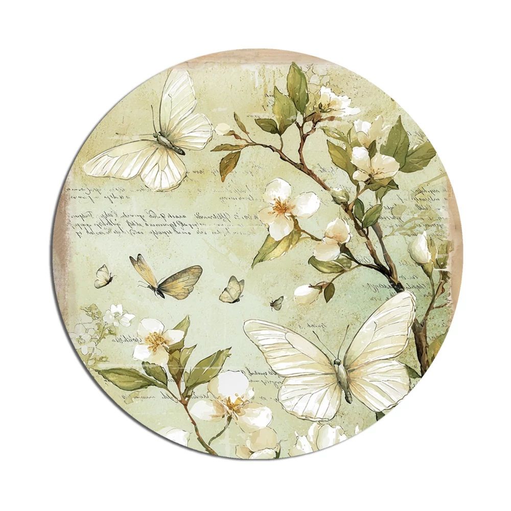 Tavaszi fa nyomtatott koszorú közép 2 méretben- Több féle