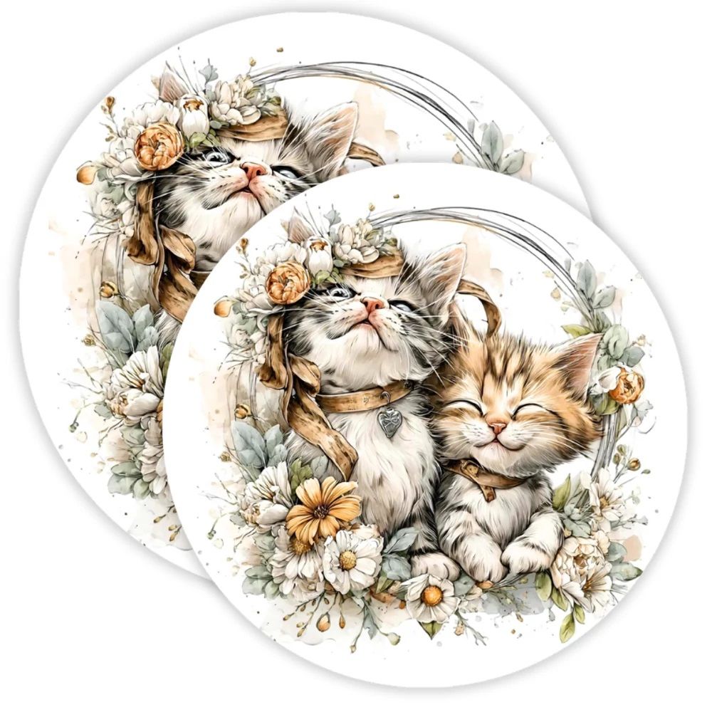 Tavaszi fa nyomtatott koszorú közép 2 méretben- Több féle