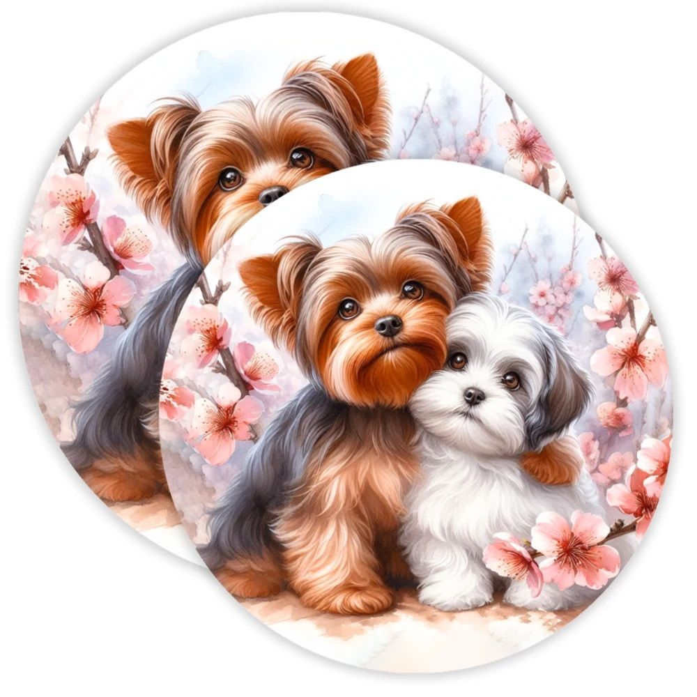 Tavaszi fa nyomtatott koszorú közép 2 méretben- Több féle