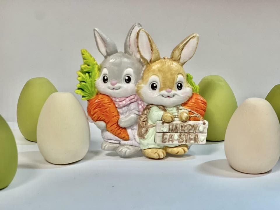 Gipsz cuki nyuszikák répával