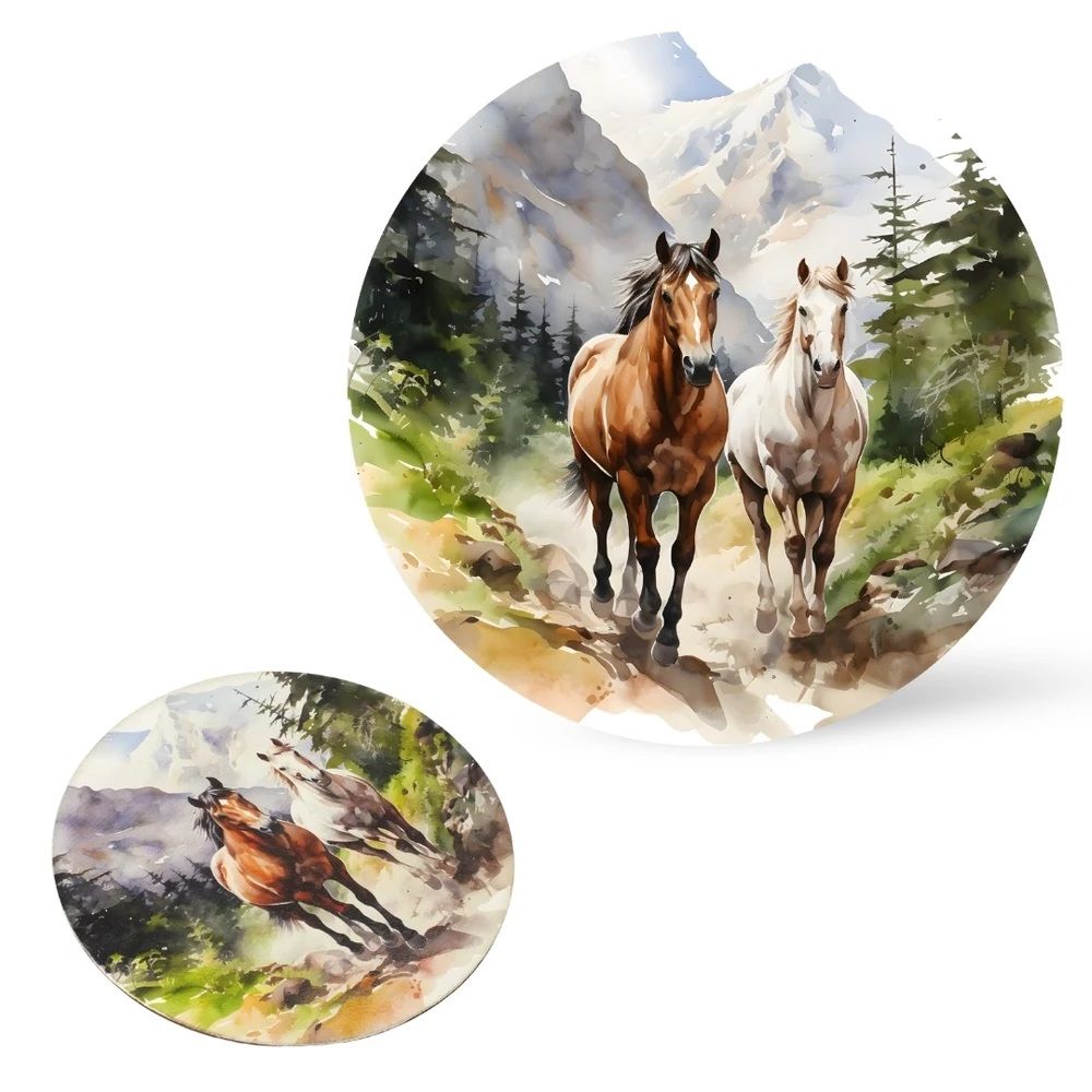 Nyomtatott fa tábla koszorú közép - Nyári design - 11,8 cm Nyomtatott fa tábla koszorú közép - Nyári design - 11,8 cm