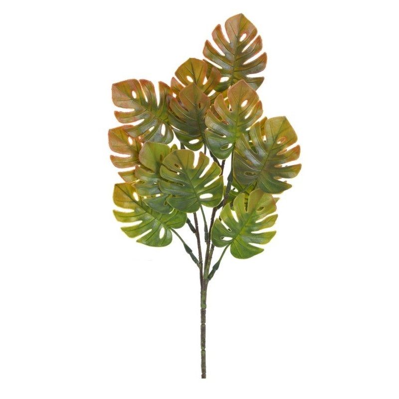 Monstera ág 48cm zöld-terrakotta Monstera ág 48cm zöld-terrakotta