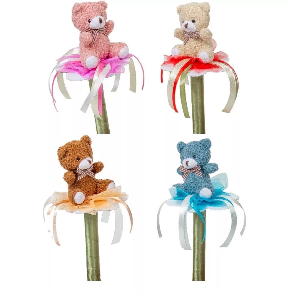 Ballagási csokor mini macival 29cm - Több féle Ballagási csokor mini macival 29cm - Több féle