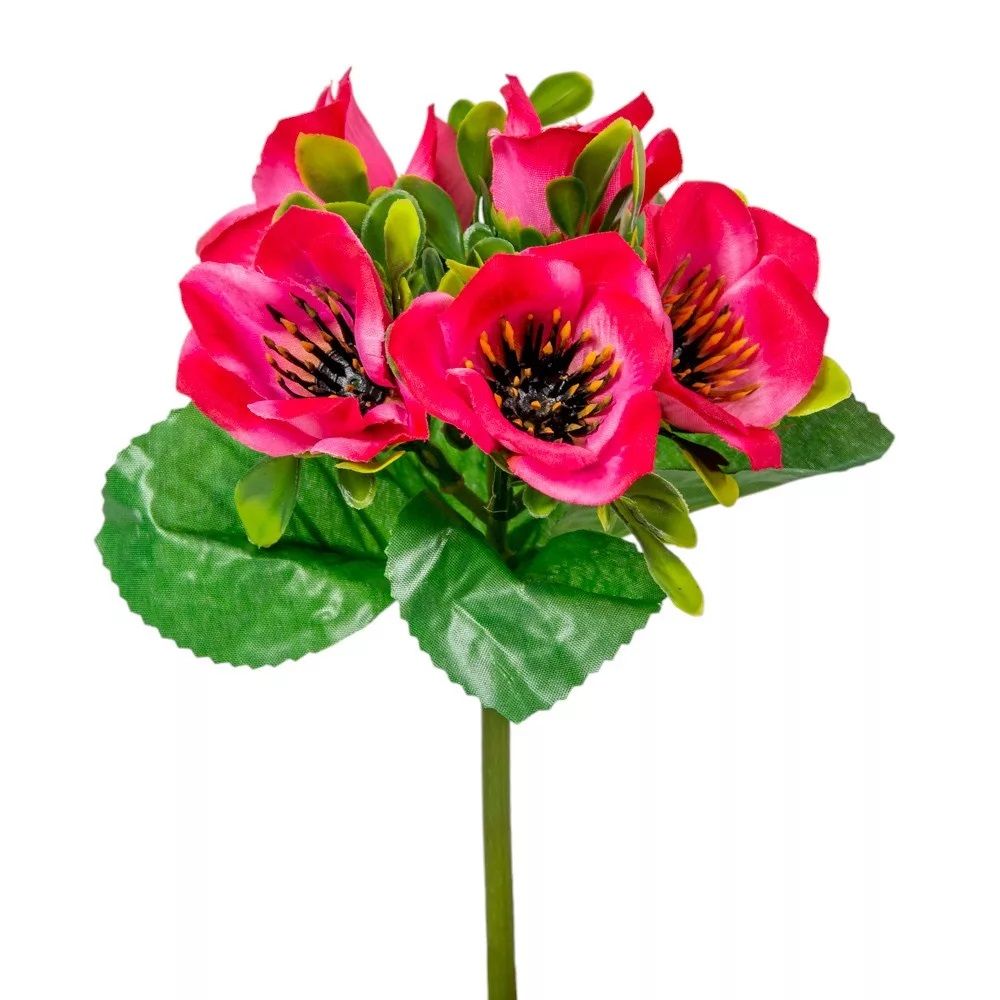 Anemona csokor 5x M21cm - 2 színben Anemona csokor 5x M21cm - 2 színben