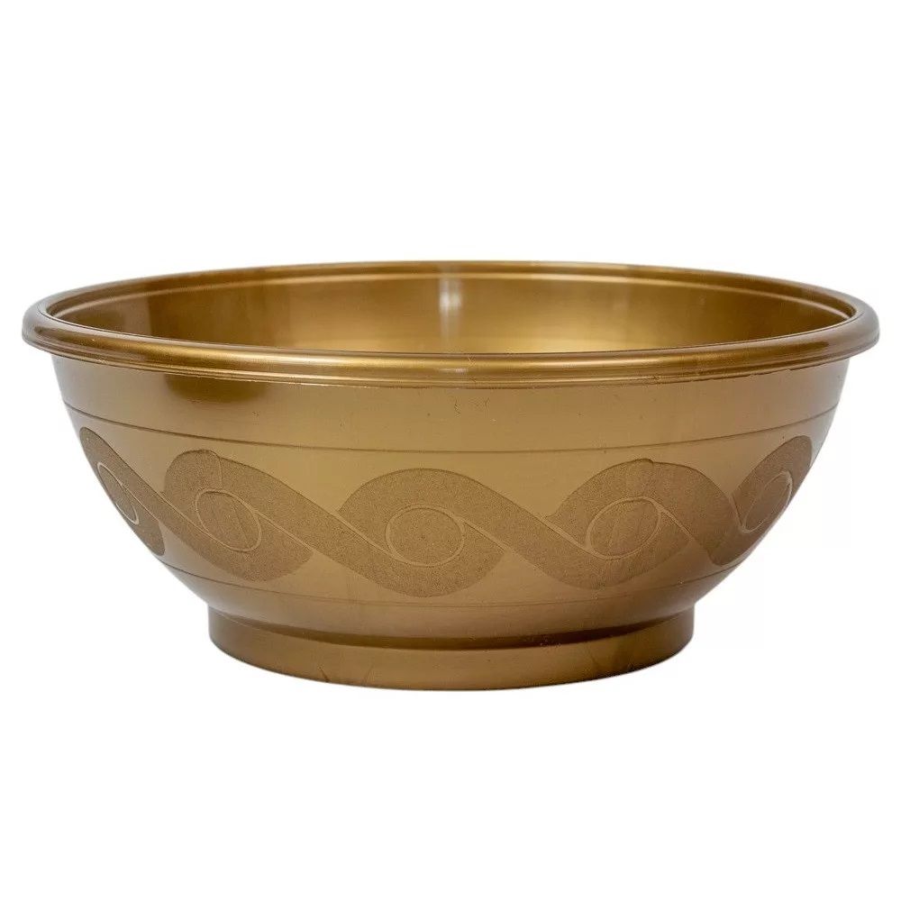 Műanyag kerek tál mintás D18cm M7cm - 2 színben Műanyag kerek tál mintás D18cm M7cm - 2 színben