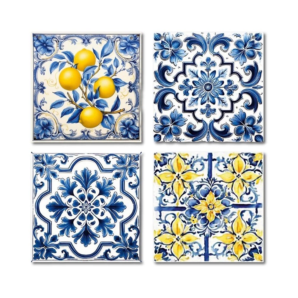 Mediterrán fa csempe minta 12,5x12,5cm - 4db/csomag Mediterrán fa csempe minta 12,5x12,5cm - 4db/csomag
