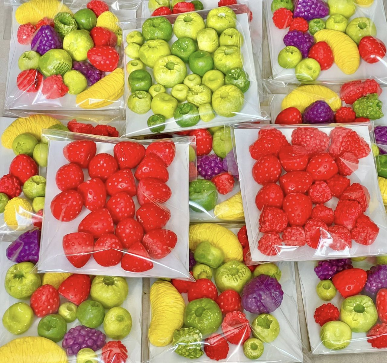 3D-s gipsz vegyes gyümölcs szett 3D-s gipsz vegyes gyümölcs szett